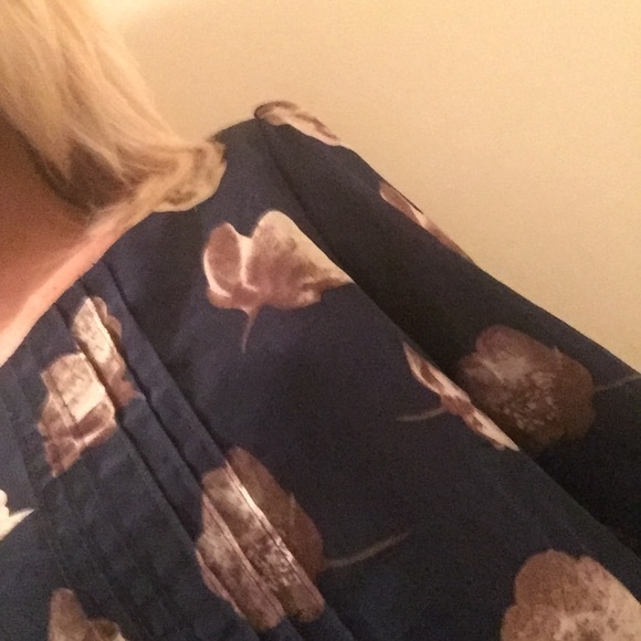 Blu Pepper Blue Floral Shift Dress - Picture 5 of 6